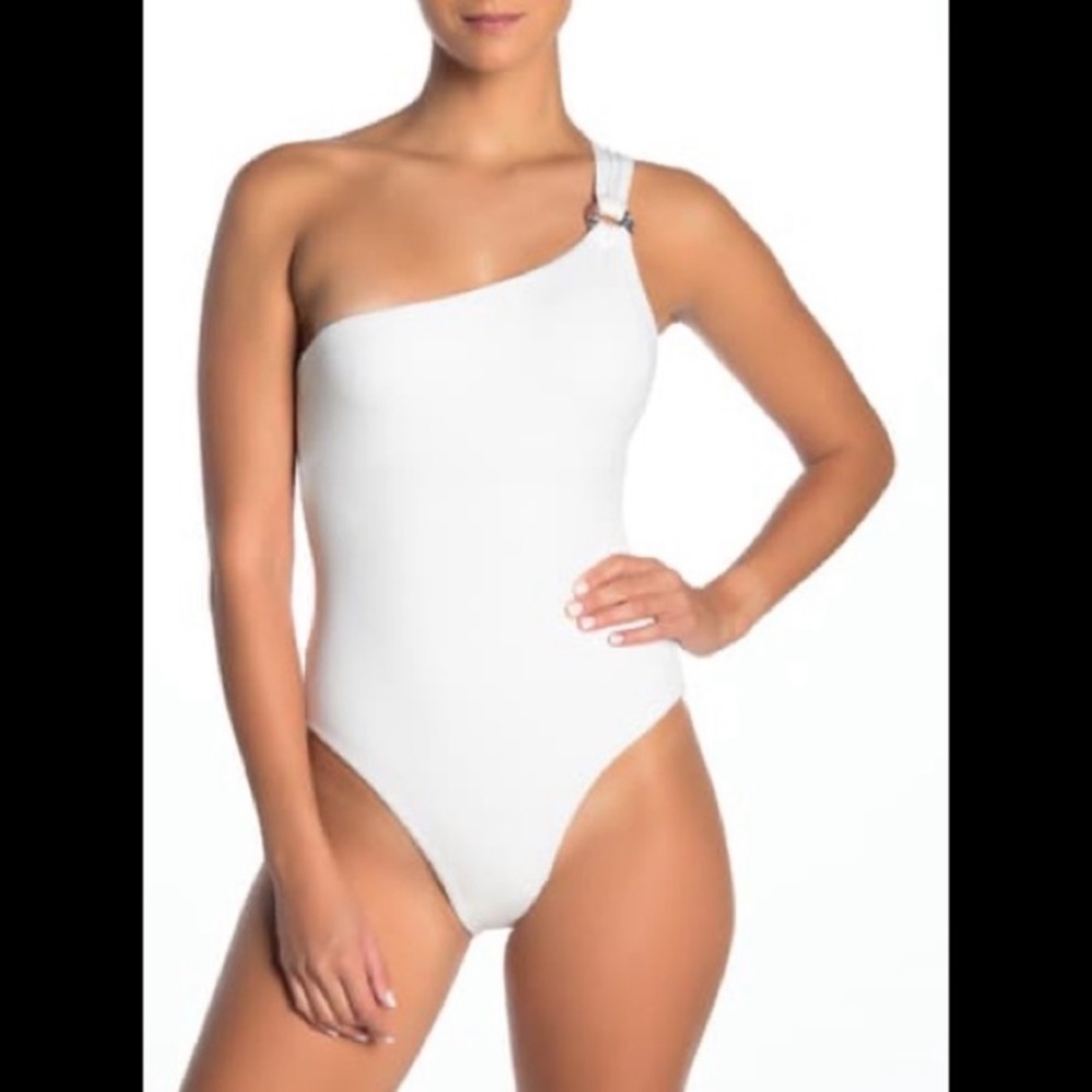 NWOT Onia Jenna one shoulder one piece swimsuit